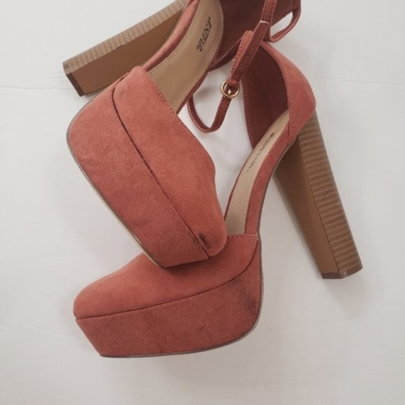 JustFab Ankle Tie Jayla Pumps - Picture 7 of 8